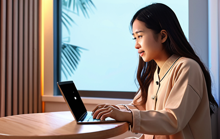 **Prompt:** A young Malaysian woman, dressed in a contemporary modest outfit, sits comfortably in her bright, modern living room, adorned with subtle Malaysian artistic touches. She is interacting with a glowing digital screen (laptop or tablet) displaying a chatbot interface. Her expression is a mix of relief and mild surprise, as if the AI is genuinely understanding her emotional state and providing comforting, empathetic responses. The scene highlights the seamless integration of advanced, emotionally-aware AI into daily life, offering virtual companionship. Soft, warm lighting, digital art style emphasizing human-AI connection.